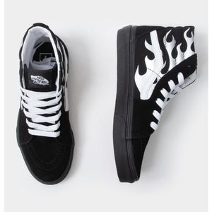 VANS YOUTH METALLIC FLAME SK8-HI